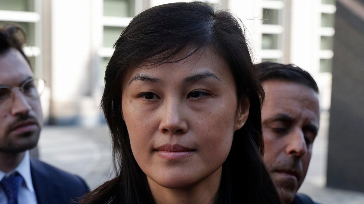 Former high-ranking New York state aide Linda Sun leaving court on Tuesday