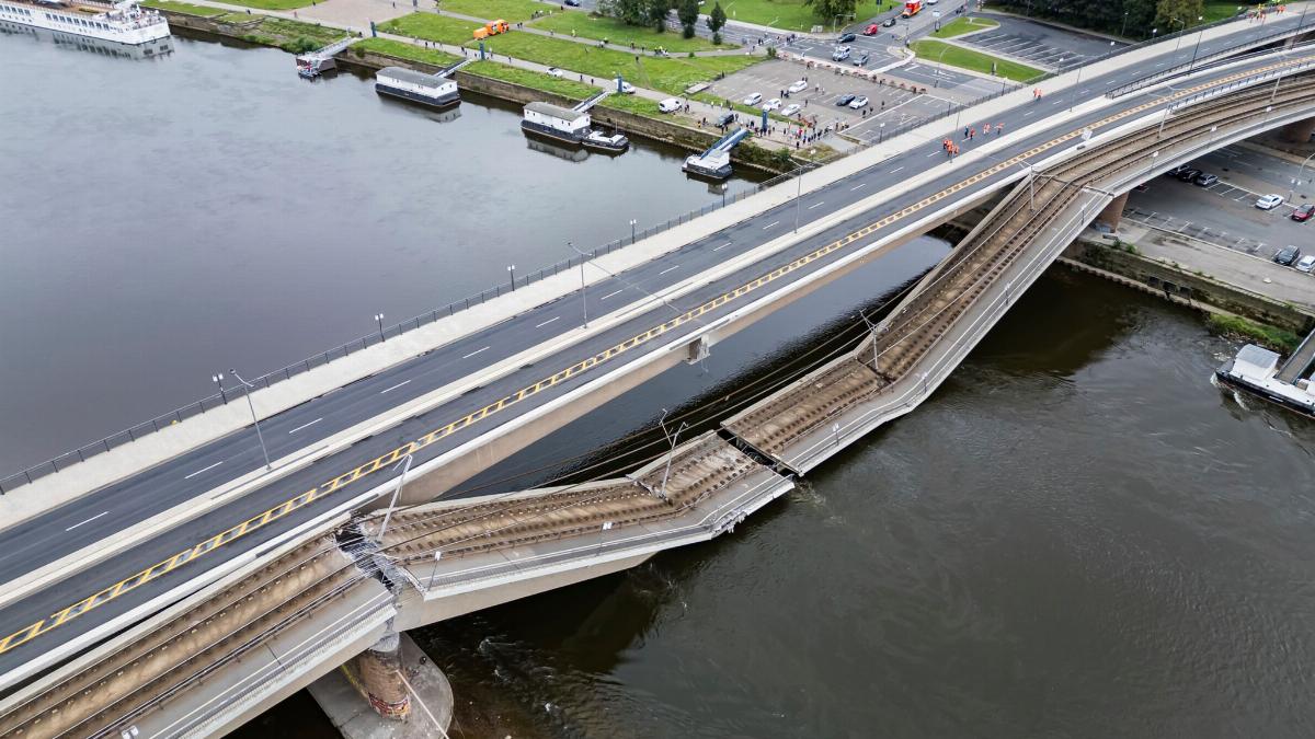 Investigation Underway After Partial Collapse of Historic Dresden Bridge Disrupts City