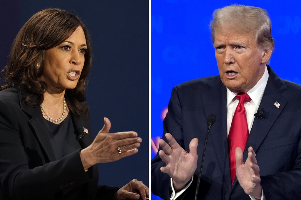 Endorsements for Harris and Trump in the 2024 election cycle