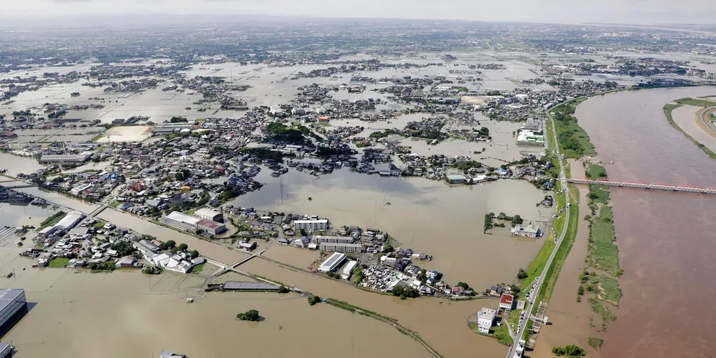 Flooding and landslides impact central Japan following heavy rains