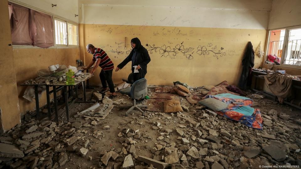 Israeli airstrike on Gaza school shelter results in casualties