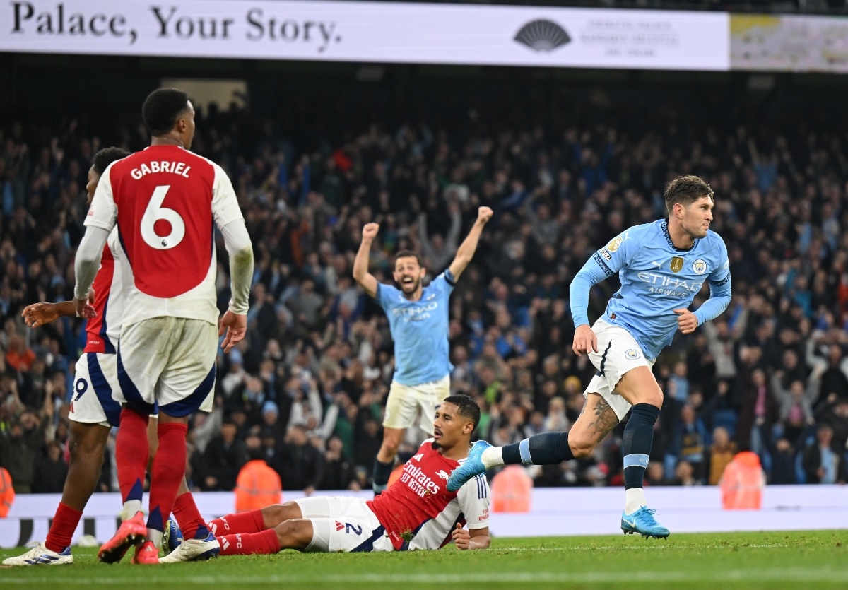 Manchester City and Arsenal draw 2-2 in Premier League clash