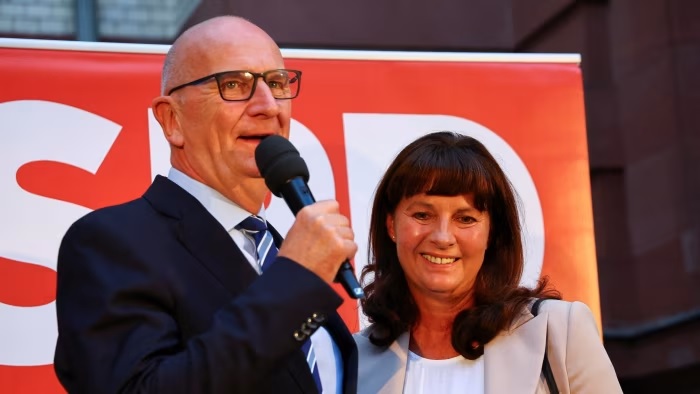 Scholz’s SPD narrowly leads in Brandenburg local election against AfD