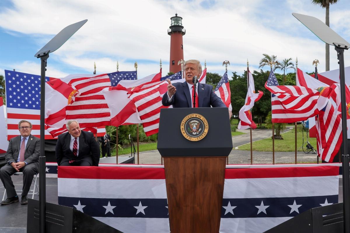 Trump promises energy production boost to lower prices at Michigan town hall