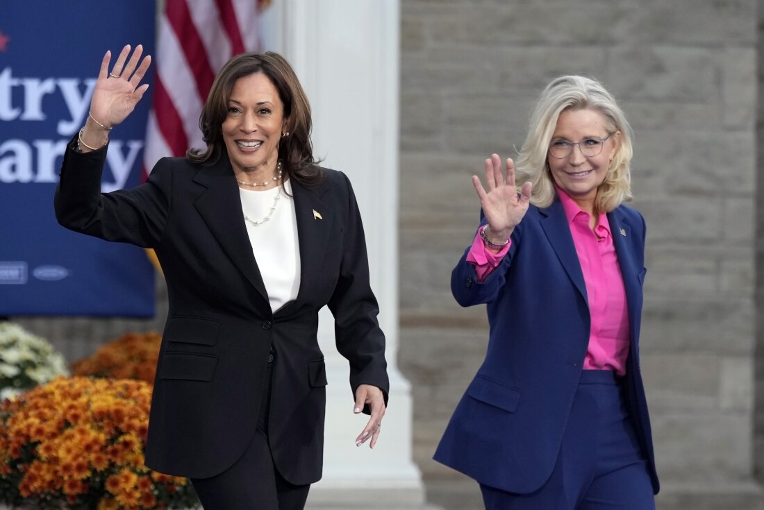 Liz Cheney supports Kamala Harris in Wisconsin, emphasizing patriotism over partisanship