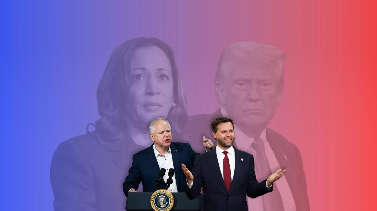 Trump-Vance campaign leads in media appearances compared to Harris-Walz ticket